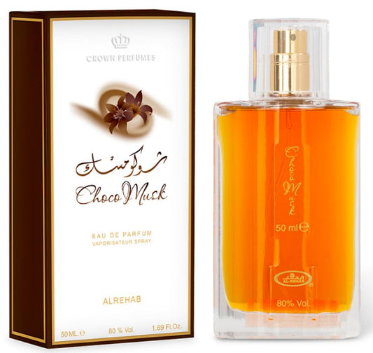 Al Rehab Choco Musk Eau De Parfum Spray for Women, 1.65 Ounce